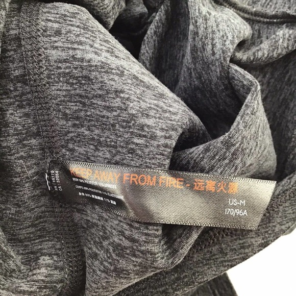 FP movement long sleeved Gray Athletic Exercise Crop top Size Medium - Picture 9 of 11